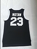 Tournament ShootOut 23 Motaw Black Throwback Movie Basketball Jersey,baseball caps,new era cap wholesale,wholesale hats